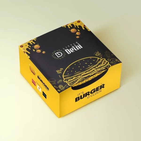 Custom Printed Burgers Boxes