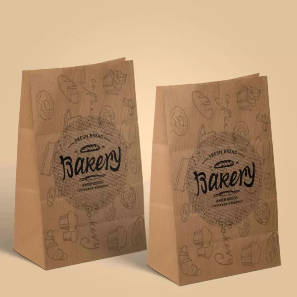 Custom Printed Food Paper Bags