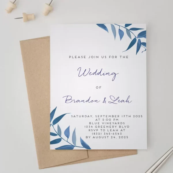 Custom Printed Invitation Cards - Image 2
