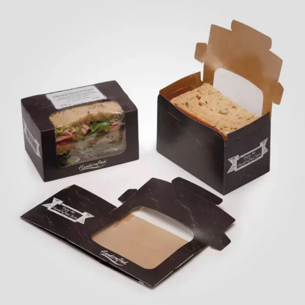 Custom Printed Single Sandwich Boxes - Image 2