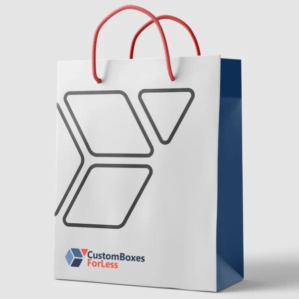 Custom Paper Bag with Lace Handle - Image 2