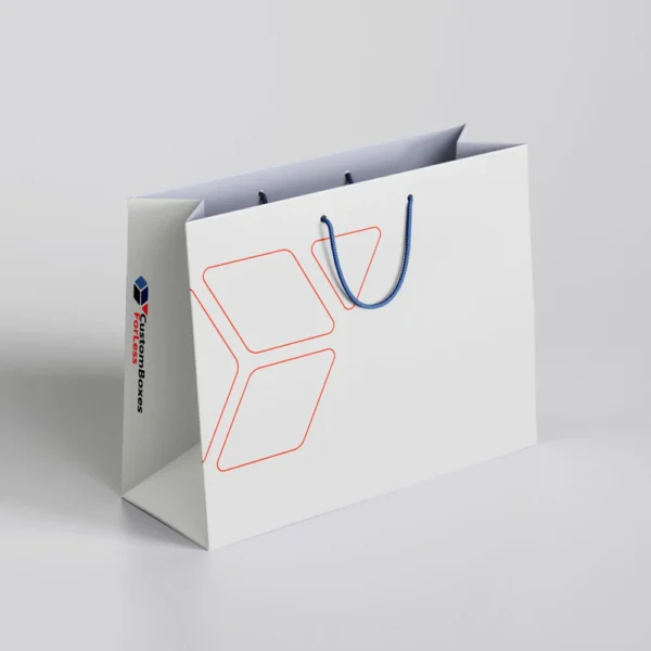 Custom Paper Bag with Lace Handle - Image 3