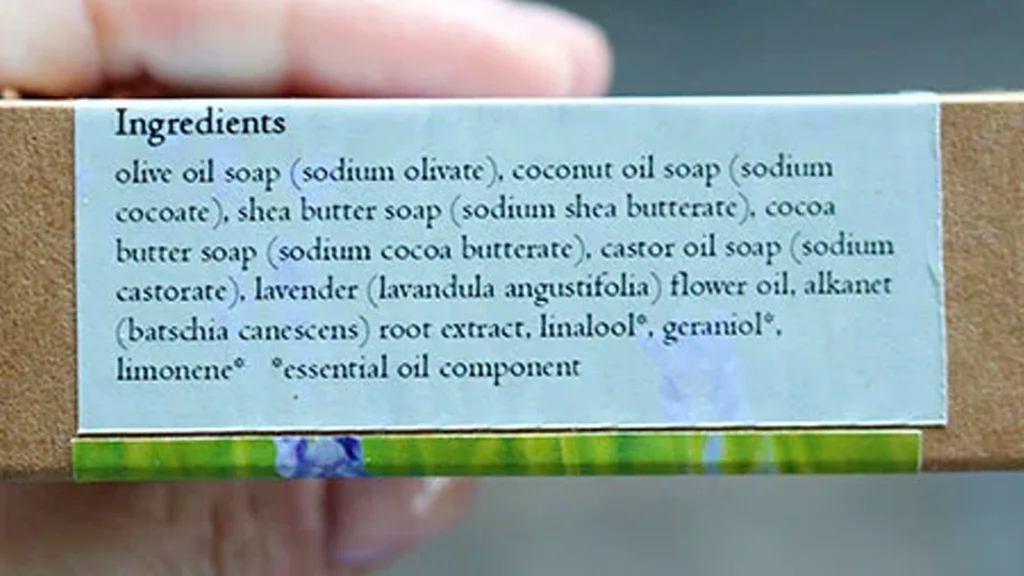 Soap Bar Label