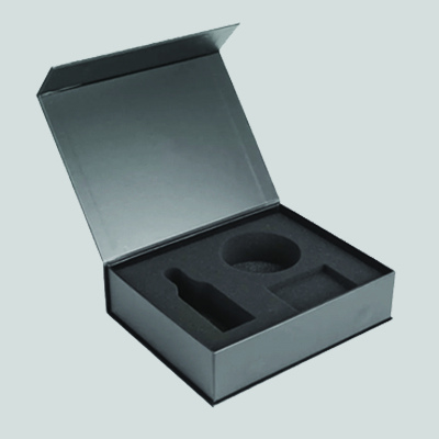 Custom Magnetic Closure Box with Foam Inserts by Custom Boxes for Less