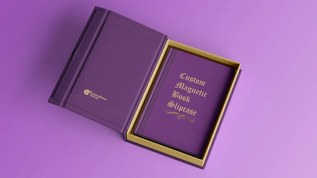 Magnetic Closure Book Cover by Custom Boxes for Less