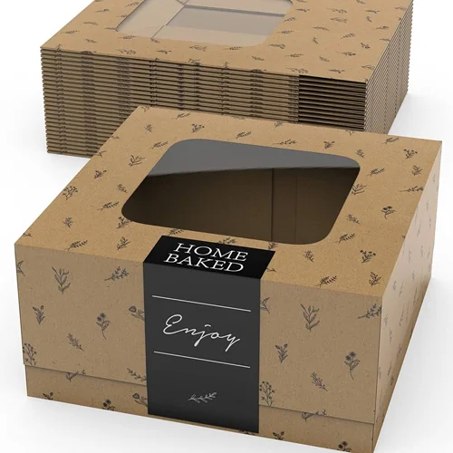 Cake & Bakery Boxes with Windows