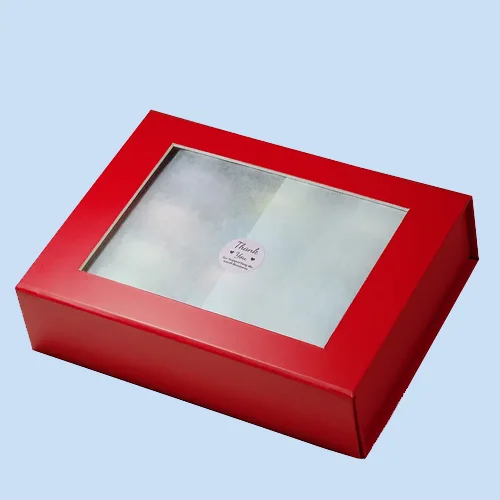 Magnetic Closure Box with Window